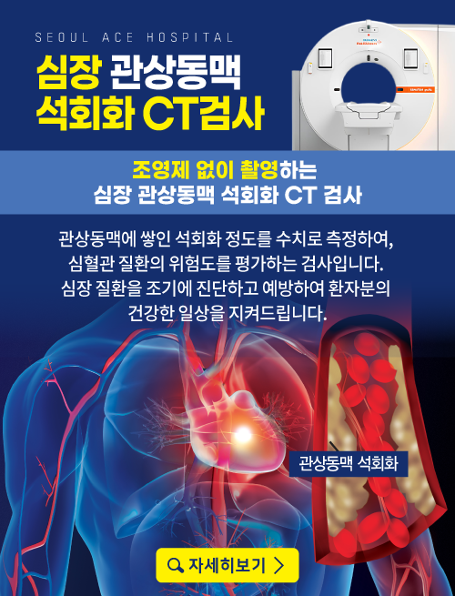 심장 관상동맥 석회화 CT검사 안내: 조영제 없이 촬영하는 관상동맥 석회화 정도 측정 검사